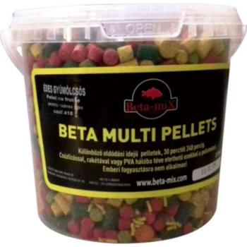 Betamix multi pellet oldódó gyümölcsös 3-16mm - 2750ml etető pellet kép