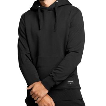 BJÖRN BORG Men‘s Hoodie Borg Hood Centre Black Beauty kép