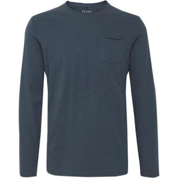 BLEND T-SHIRT L/S Férfi felső, sötétkék, méret kép