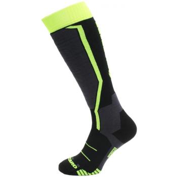 BLIZZARD-Allround ski socks junior, black/anthracite/signal yellow Fekete 24/26 kép