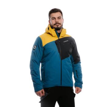 BLIZZARD-Ski Jacket Leogang, petroleum/mustard yellow kép