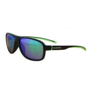 BLIZZARD-Sun glasses POLSF705130, rubber black, 65-16-135 Fekete 65-16-135 kép