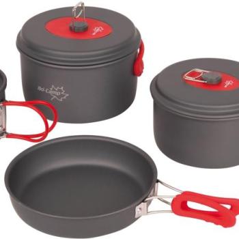 Bo-Camp Cookware  Explorer szett, 4 pdb Hard anodizált ALU kép