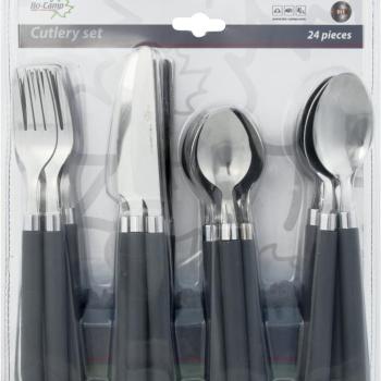 Bo-Camp Cutlery set Blister pack 6 person 24 pcs kép