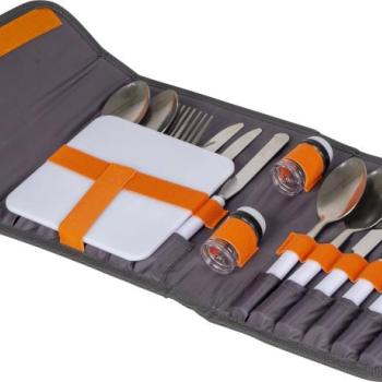 Bo-Camp Cutlery set Picnic 4 persons Pouch Grey kép