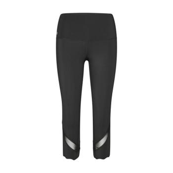 Bodhi Niyama Essentials 3/4 Mesh Capri Leggings jóga és fitnesz nadrág fekete Méret: S kép