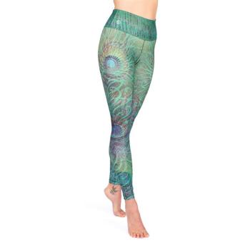 Bodhi Niyama Feathered Beauty HIGH WAIST leggings jógához és fitneszhez Méret: S kép