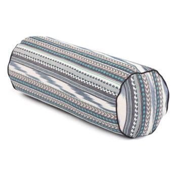 Bodhi Yoga Bodhi Bolster ETHNO kollekció, tönköly béléssel, 100% pamut 65 x 23 cm Szín: Fekete - fehér - kék kép