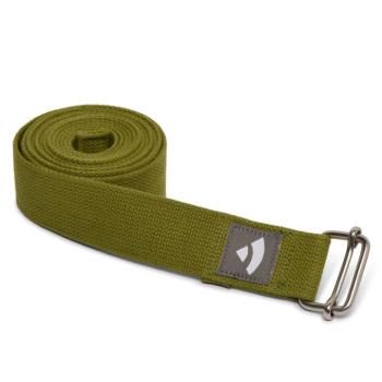 Bodhi Yoga Bodhi Joga heveder ASANA BELT csúszó csattal 250 cm Szín: Zöld kép