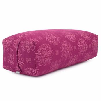 Bodhi Yoga Bodhi Salamba Maharaja Bolster jógához Lotus Berry (rózsaszín) Töltelék: Tönköly kép