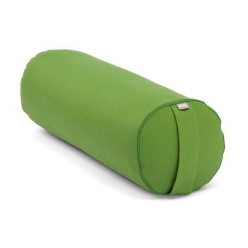 Bodhi Yoga Bolster jógahenger ECO kapok 100% bio pamut 65 x 22 cm Szín: Zöld kép