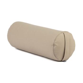 Bodhi Yoga Bolster jógahenger ECO tönköly 100% organikus pamut 65 x 22 cm Szín: Taupe kép