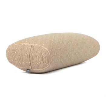 Bodhi Yoga OVAL jógahenger 72,5 x 30 x 17 cm tönkölyvel töltve Szín: Arany kép