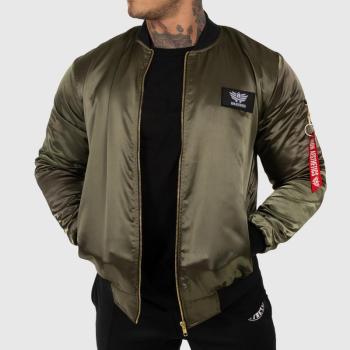 Bomber dzseki Aesthetics Skull, DARK GREEN kép