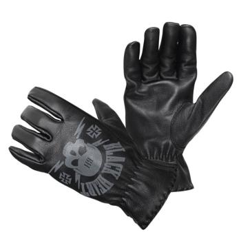 Bőr motoros kesztyű W-TEC Black Heart Skull Gloves  fekete  3XL kép