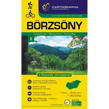 Börzsöny turistatérkép Cartographia kép
