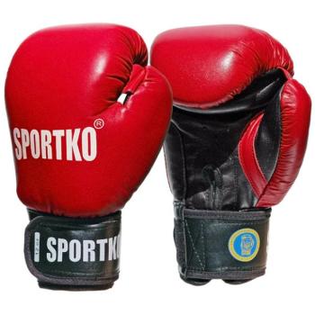 Boxkesztyű SportKO PK1  piros  10 kép