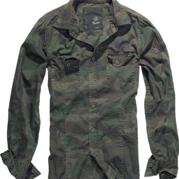 Brandit Slimfit ing, woodland kép