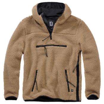 Brandit Teddyfleece Worker Pullover, khaki kép