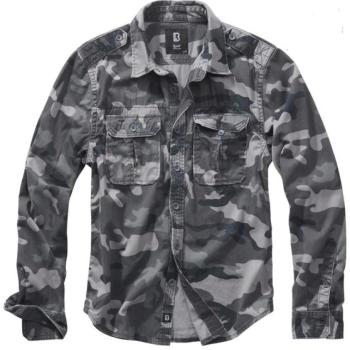 Brandit Vintage férfi ing, grey camo kép