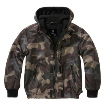 Brandit Windbreaker Frontzip gyerek dzseki, darkcamo kép