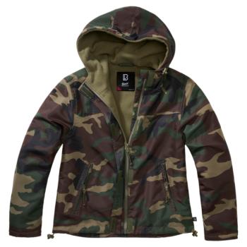 Brandit Windbreaker Frontzip női viharkabát, woodland kép