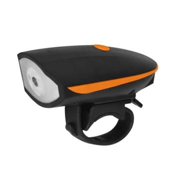 Bringamax Front Light 300AAA 2in1 első lámpa + duda fehér fény fe... kép