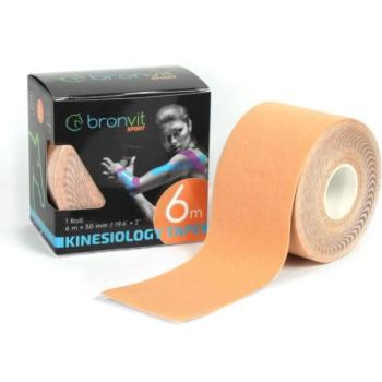 BronVit SPORT KINESIO TAPE CLASSIC Kineziológiai tapasz, bézs, méret kép