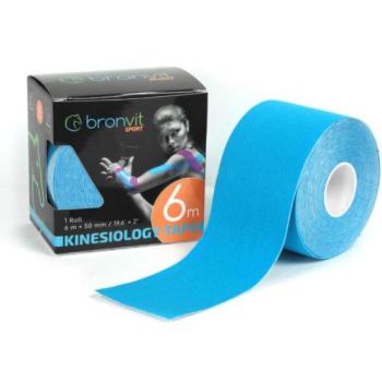 BronVit SPORT KINESIO TAPE CLASSIC Kineziológiai tapasz, kék, méret kép