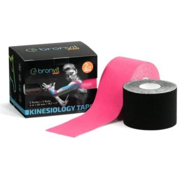 BronVit SPORT KINESIO TAPE SET 5CM X 6 M Kineziológiai tape szett, rózsaszín, méret kép