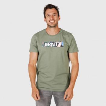 BRUNOTTI-Tyson Mens T-shirt-0760-Vintage Green Zöld L kép