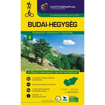Budai-hegység turistatérkép Cartographia kép