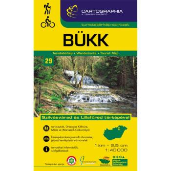 Bükk turistatérkép Cartographia kép