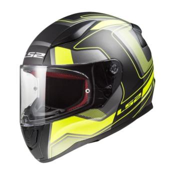 Bukósisak LS2 FF353 Rapid Carrera Black H-V Yellow  L(59-60) kép