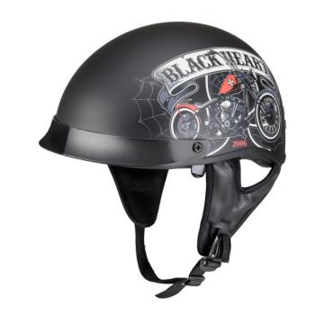 Bukósisak W-TEC Black Heart Rednut  Motorbicikli/Matt Fekete  L(59-60) kép