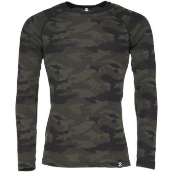 Bula CAMO MERINO WOOL CREW Férfi felső, khaki, méret kép