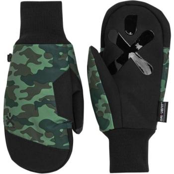 Bula CAMOUFLAGE MITTENS Férfi kesztyű, fekete, méret kép