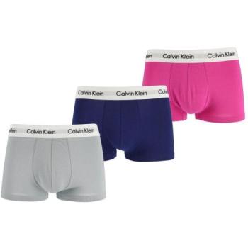 Calvin Klein 3 PACK LO RISE TRUNK Férfi boxeralsó, szürke, méret kép