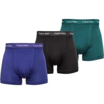 Calvin Klein 3 PACK TRUNKS - STRETCH Férfi boxeralsó, fekete, méret kép