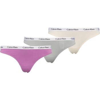 Calvin Klein 3PK THONG Női alsónemű, lila, méret kép