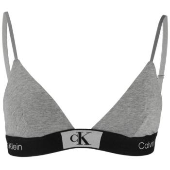 Calvin Klein ´96 COTTON-UNLINED TRIANGLE Női melltartó, szürke, méret kép