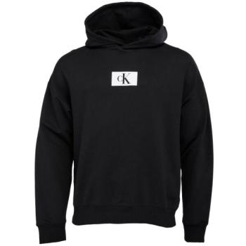 Calvin Klein ´96 TERRY LOUNGE-L/S HOODIE Férfi sportpulóver, fekete, méret kép