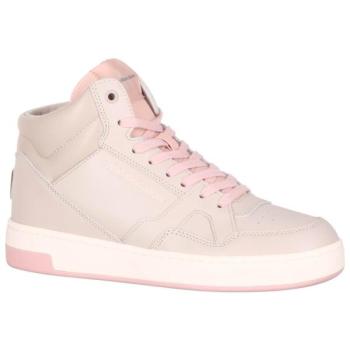 Calvin Klein BASKET CUPSOLE MID LTH-PU Női szabadidőcipő, rózsaszín, méret kép