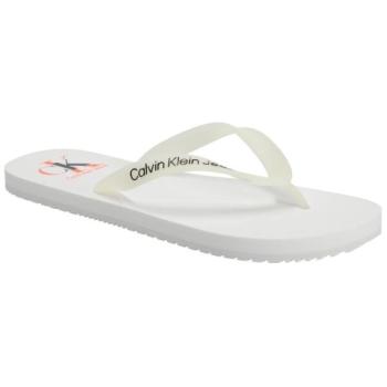 Calvin Klein BEACH SANDAL LOGO Férfi flip-flop papucs, fehér, méret kép