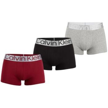 Calvin Klein CKR STEEL COTTON-TRUNK 3PK Férfi bokszeralsó, piros, méret kép