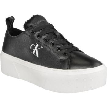 Calvin Klein CUPSOLE FLATFORM LOW W Női teniszcipő, fekete, méret kép