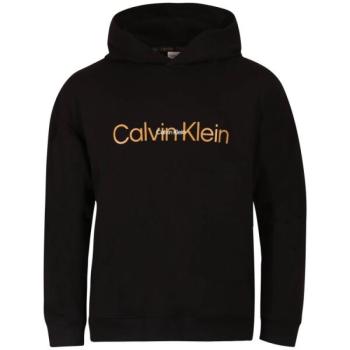 Calvin Klein EMB ICON HOL LOUNGE-L/S HOODIE Férfi pulóver, fekete, méret kép