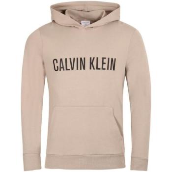 Calvin Klein INTENSE POWER LOUNGE-L/S HOODIE Férfi pulóver, bézs, méret kép