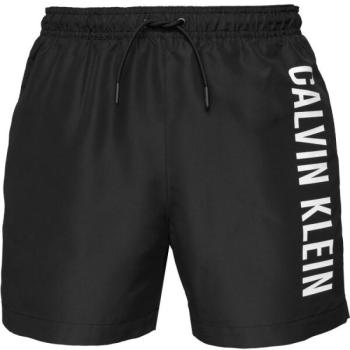 Calvin Klein MEDIUM DRAWSTRING Férfi úszónadrág, fekete, méret kép