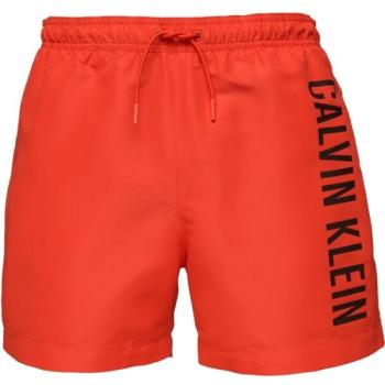 Calvin Klein MEDIUM DRAWSTRING Férfi úszónadrág, piros, méret kép